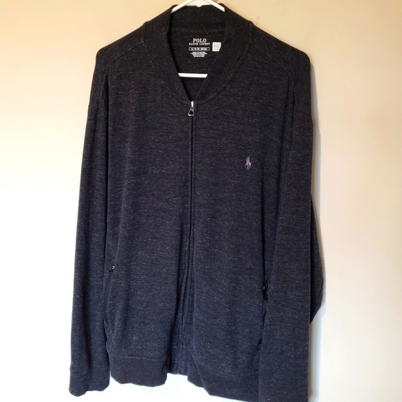 Polo Ralph Lauren Other - Polo Ralph Lauren Cotton x Viscose Luxury Full-Zip Sweater - Size XL